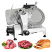 8" Electric Meat Slicer, 180 W, Stainless Steel, Strong Suction Rubber Feet